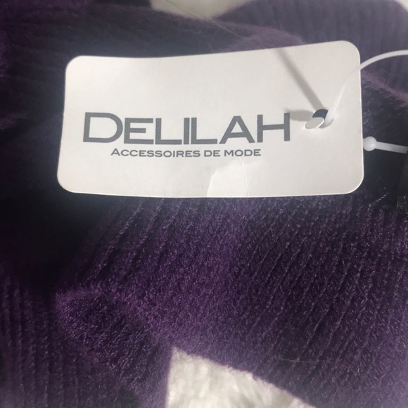 “DELILAH” “NWT” Purple Ladies Wrap. - Picture 4 of 8
